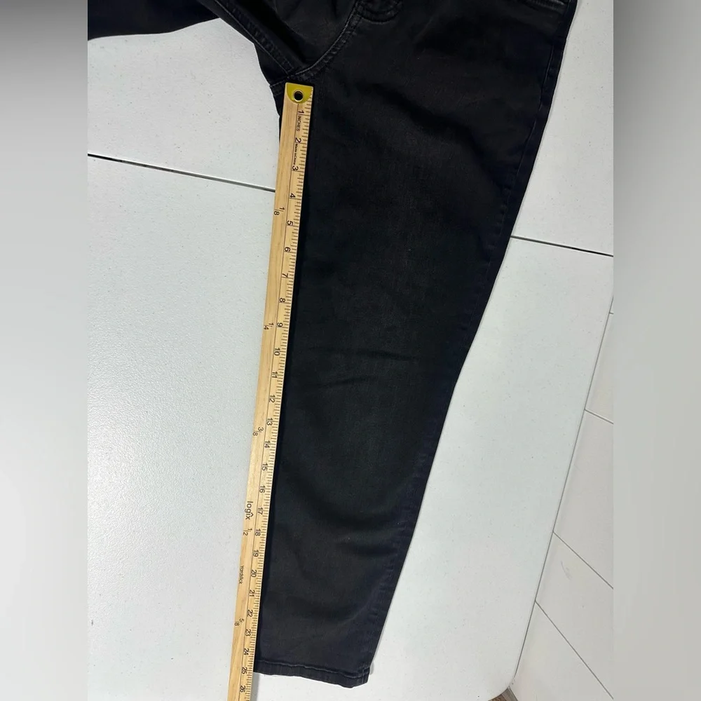 Kut from the Kloth Sz 6 Womens Rachael Fab Ab Mom Denim Black Jeans High Rise - Picture 11 of 12